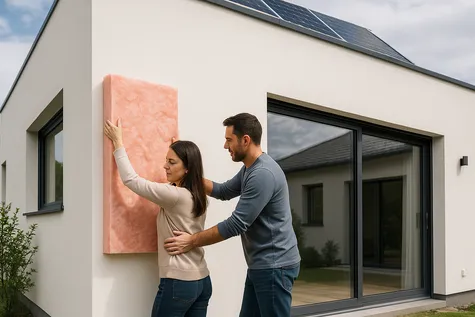 Una pareja aísla su casa unifamiliar para ahorrar energía y reducir los precios de sus facturas.
