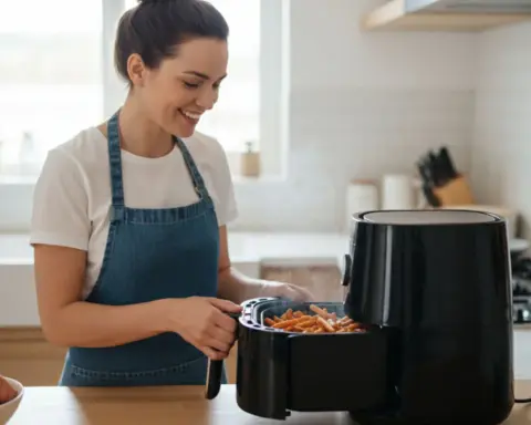 Consumo de luz de una freidora de aire.